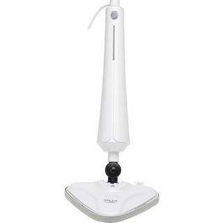 1300 W dampmoppe med trekantet hoved og 7 meter ledning - Hvid