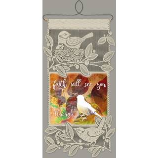 Heritage Lace Faith Wall h?ngende 10 """" X 18 """" CAF?