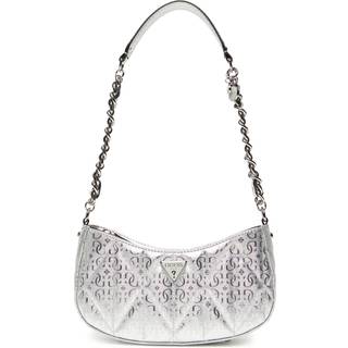 Guess Aldina G-Shine Skuldertaske sølv