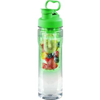 Gourmet Home Products 28oz Tritan Sports Water Bottle m/Fruit Infuser (Green)