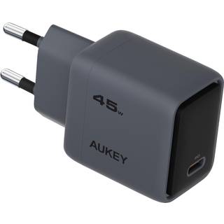 Aukey - 45W Vægoplader m. 1x USB-C - Grå