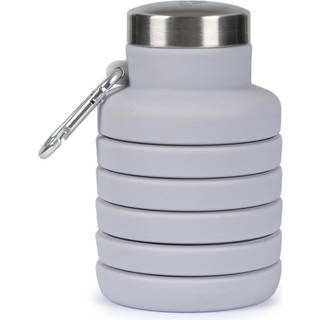 Trespass - Foldbar silikoneflaske (Sølv)