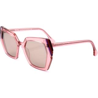 Silvian Heach Phoebe Sun 2024 52 Solbriller Kvinder Lyserød - Transparent Pink Brown Purple Laminate - 52mm