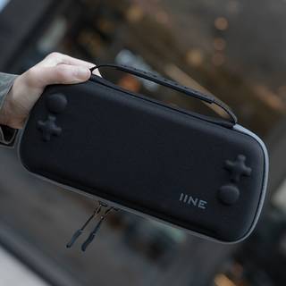 (Sort)IINE multifunktionel opbevaringstaske til Nintend Switch Portable Case EVA Vandtæt Hard Shell