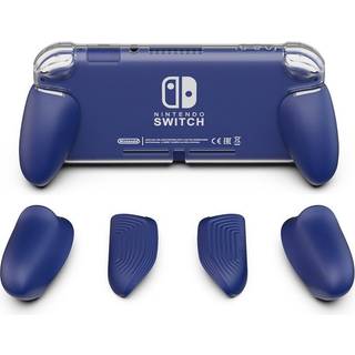 (Blå)Skull & Co. GripCase Lite Beskyttelsesetui Cover Shell med udskiftelige greb til Nintendo Switch