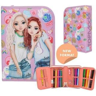 TOPModel Penalhus 2-lags Girl Power - Flerfarvet