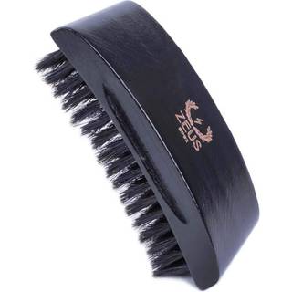 Zeus Premium Hair Brush Men's Grooming Beard & Hair Brush Beech Wood & 100% Boar Bristle (Palm Brush)