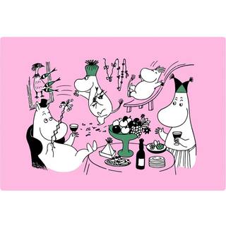 Moomin Mumi-dækkeserviet Lyserød 1 Stk