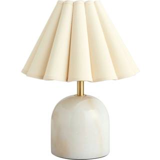 Decotique Lauren Petite Bordlampe Hvid/Beige