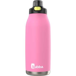 Bubba str?lende rustfrit st?l pop-up str? 40 oz vandflaske medium gummieret azalea