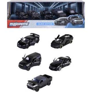 RIDE COOL - Black Edition - Pack of 5 Miniature Cars - 1:64