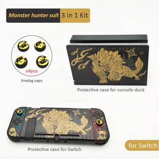 (M(Normal SWITCH))2022 Monster Hunter opbevaringstaske til Nintendo Switch OLED-bæretui Beskyttelsesskal