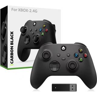 (Sort) Spilcontroller til Xbox Series One X/S med 2,4G-modtager til Windows PC Joystick Multi Color