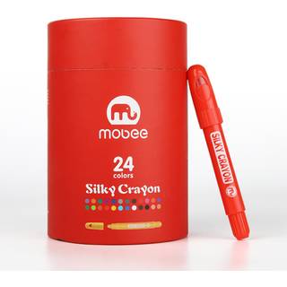 Mobee Silky Crayons - 24-Pak