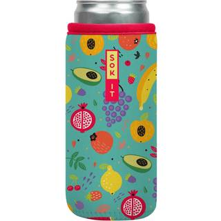 Sok It Can Sok ?rme til ?l & sodavand isoleret neoprencover (frugtkurv 12 oz slim d?sehylster)
