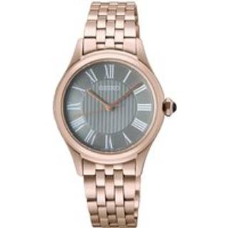 Seiko SUR614P1 Damenuhr Klassik Quarz Roségoldfarben/Grau