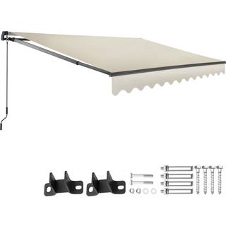 Markise Ornella med vægbeslag - 300 x 250 cm,beige