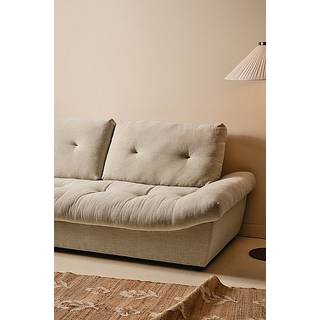 LABENNE loungesofa 3-sæders - Gul