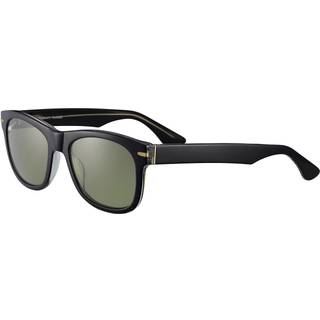 Serengeti Foyt Large Polarized SS550003 57 Solbriller Mænd Black - Shiny Black - 57mm