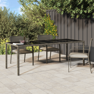 Have Spisebord Grå 250x100x75 cm Polyrattan
