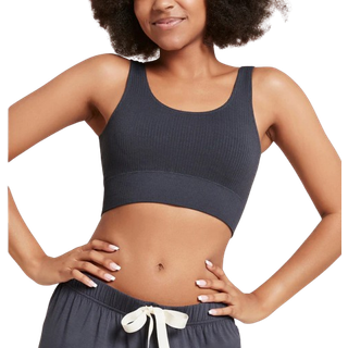 Boody Ribbed Seamless Bra Storm - 1 stk