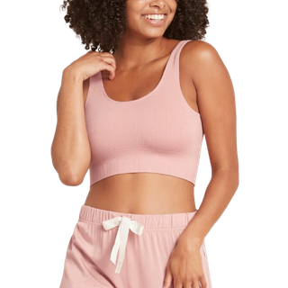 BH ribbed seamless dusty pink str. XL - 1 stk