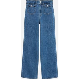 Vmtessa Høj Talje Bred Pasform - Beskåret Jeans