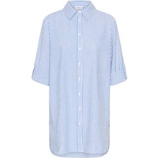 Saint Tropez Haddasz Tunic Kjoler 30514254 Chambray Blue White Stripe (MEDIUM)