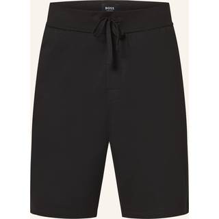 BOSS BOSS Black Logo Print 100% Cotton Terry Shorts