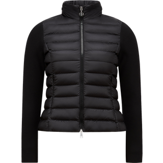 Two-tone quilted jacket - S