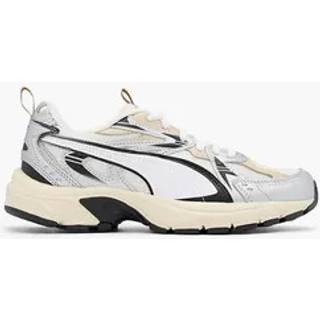 PUMA Milenio Tech Sneakers Unisex, Shoes, Warm White/Silver, 41