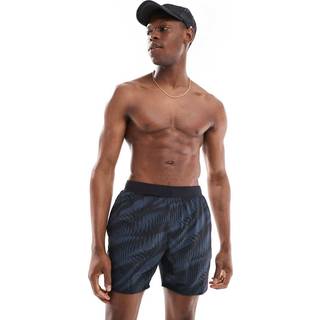 Men's Lookout Printed 16'' Swim Shorts Black/Grey