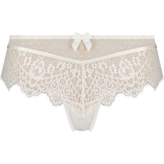 Hunkemöller Marilee brazilian trusse, hvid, Størrelse: L, Dame