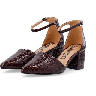 Bianco - Biadevived Pump Faux Leather - Damesko - Burgundy Croco Paten - 36