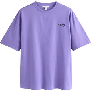 Next Oversized afslappet pasform sporty grafisk print kortærmet T-shirt med rund hals