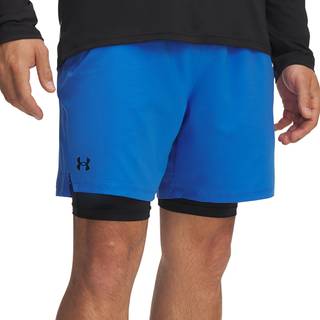Under Armour Vanish Woven Men's 2-in-1 Shorts Blue Atlantis / Black XXL