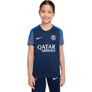 Paris Saint-Germain Strike Nike Dri-FIT-fodboldtrøje med korte ærmer til større børn - blå - L
