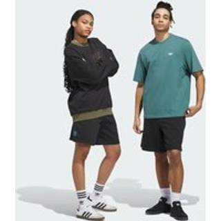 Shmoofoil heavyweight shorts - Black / Preloved Teal