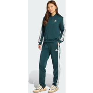 adidas 3-Stripes Training Tracksuit, Grøn - XS