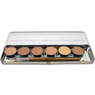 Eulenspiegel hudfarve makeup, 6 farver