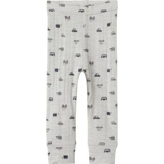 Name It Wang Wool Needle Longjohn - Nacreous Cloud/Small cars