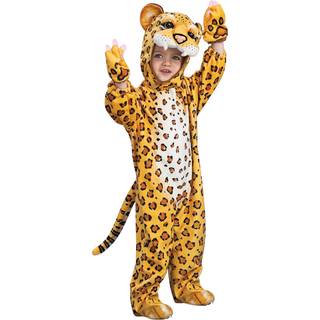 Fjollet safari kostume leopard kostume sm?b?rn en farve standard emballage