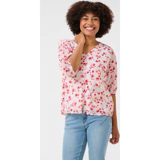 Cream Crgiselle Shirt Bluser 10613622 Pink Red Flower (40)