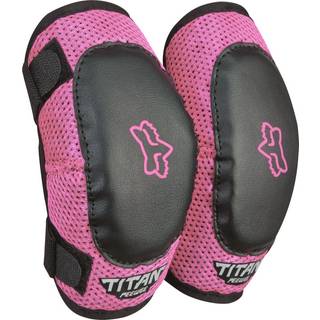 Fox Racing Peewee Titan Motocross Elbow Guard Black/Pink M/L