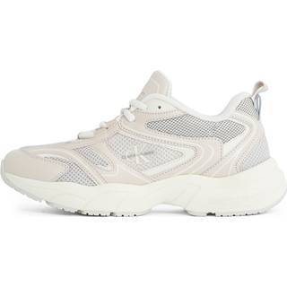 Calvin Klein Calvin Klein Off White Retro Tennis Mesh Trainers
