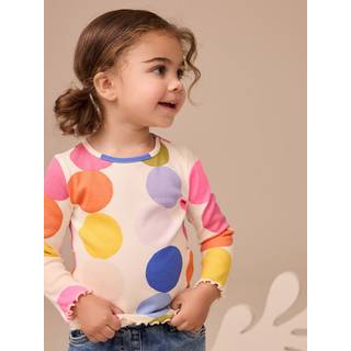 Next Rainbow Spot Rib Long Sleeve T-Shirt (3mths-7yrs)