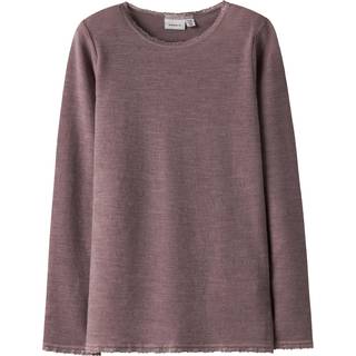 Merinould Top Med Lange Ærmer