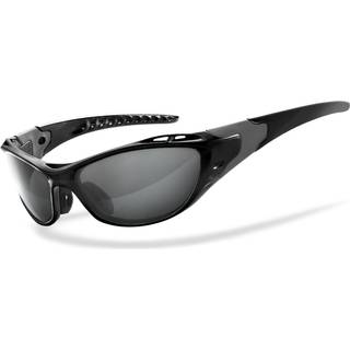 HSE - SportEyes | Sportbrille, Fahrradbrille, Sonnenbrille, Bikerbrille, Radbrille | SEHSTÄRKE möglich | X-SIDE 2.0 - smoke