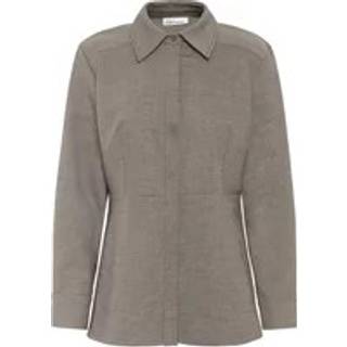 Karen By Simonsen Kbtina Plain Shirt Bluser 10105506 Walnut Melange (46)