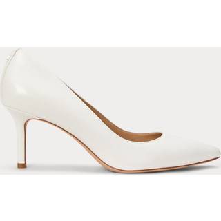 Lauren Ralph Lauren Lauren Ralph Lauren Lanette Leather Heel Court Shoes